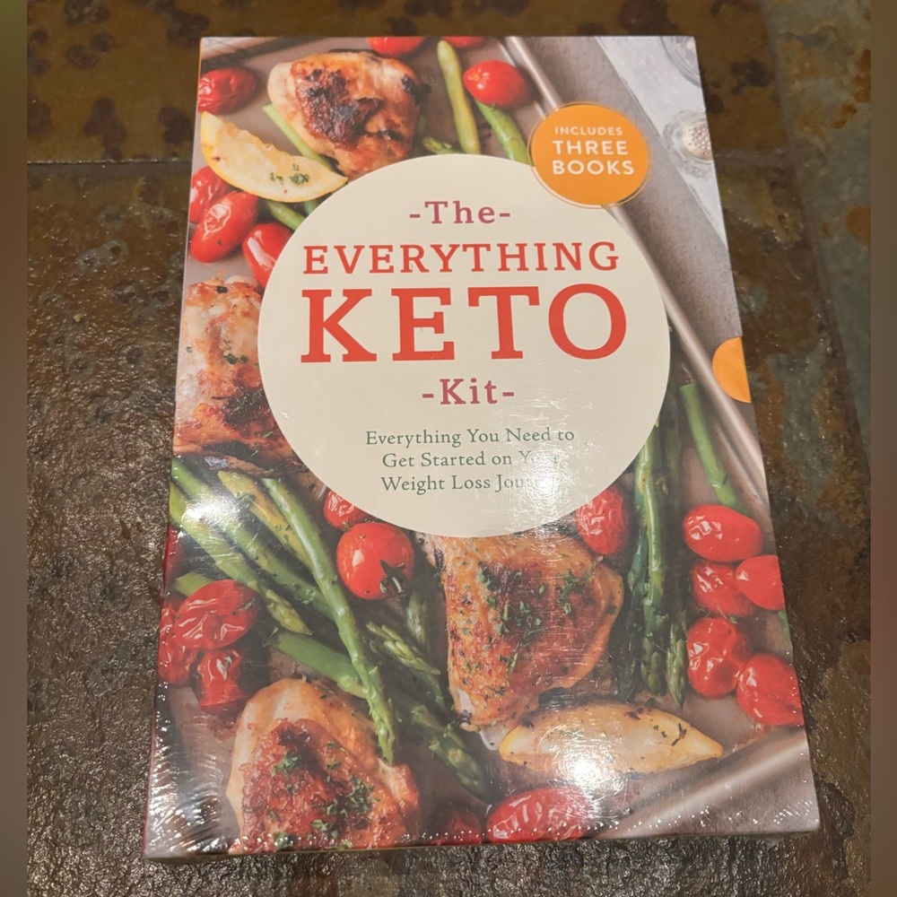 NWT The Everything Keto Kit 3 Book Set